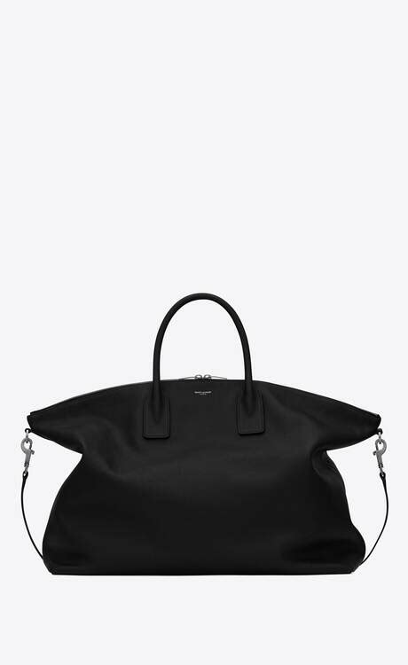 ysl giant bowling bag|SAINT LAURENT Grained Calfskin Giant Bowling Bag Black .